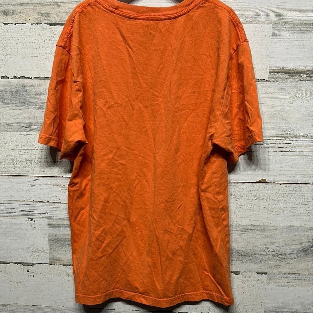 Polo Ralph Lauren T-Shirt Boys 14/16 Orange Embroidered Pony Logo Preppy2