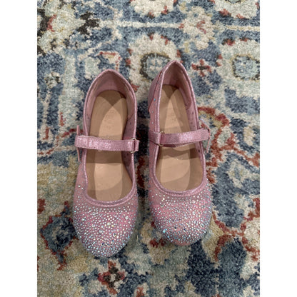 Link Copper Key Dress Shoes Bundle Girls 13 Pink Silver Rhinestone Glitter6