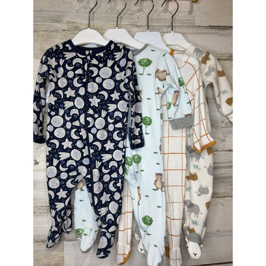 Burt's Bees Cloud Island Baby Sleeper Bundle 0-6M Lot *0