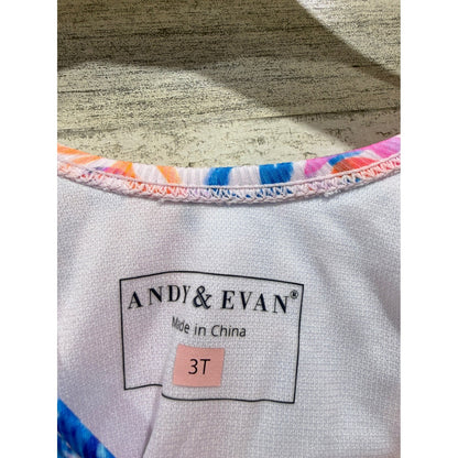 Snapdoodles Andy & Evan Swimsuit Bundle Girls 3T / 4 Green Pink Floral Flawed*7