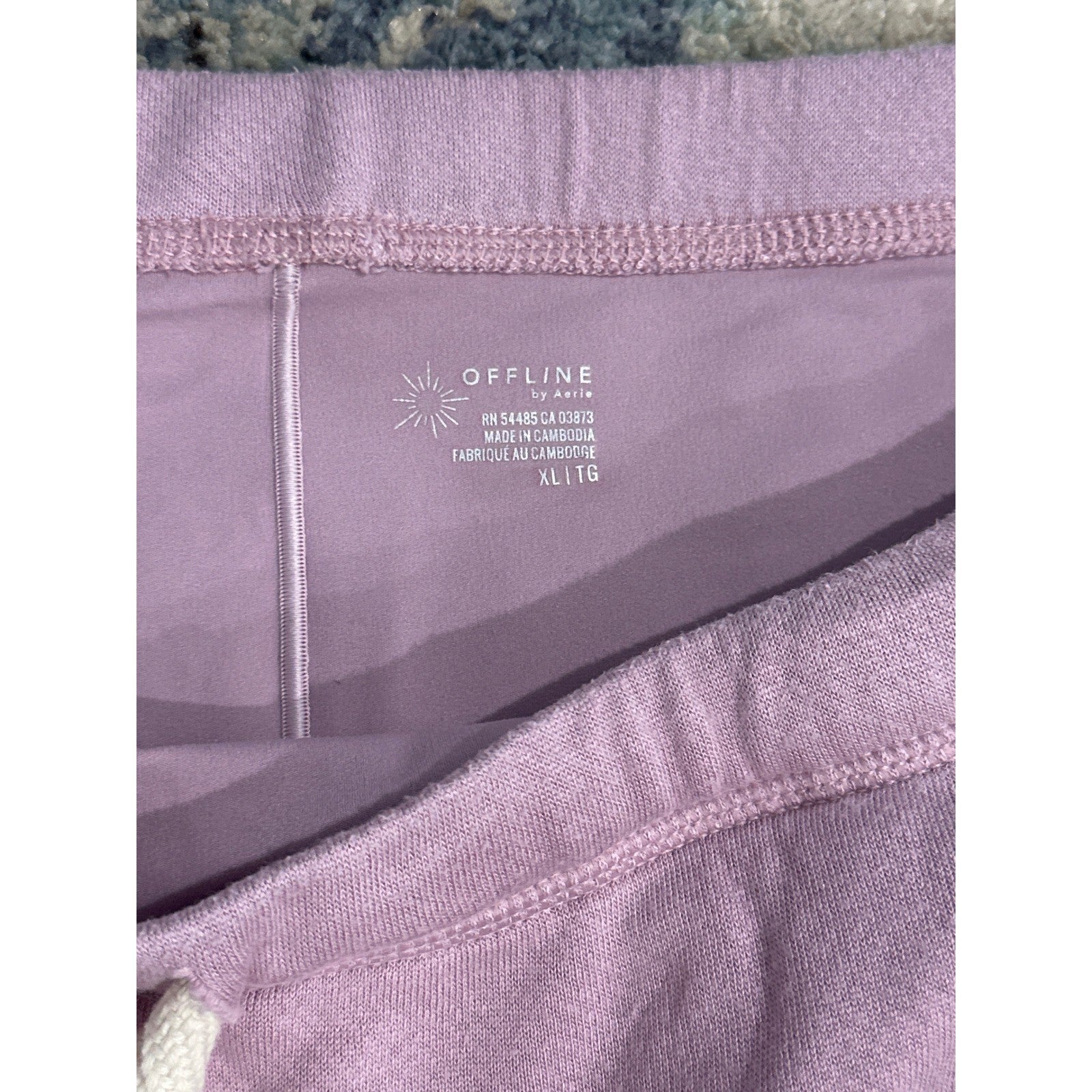 Aerie OFFLINE Skort Women XL Pink Drawstring Athletic Mini EUC1