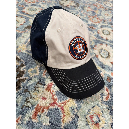 Genuine Merchandise Houston Astros Hat Mens OS Navy Tan Baseball Cap EUC0