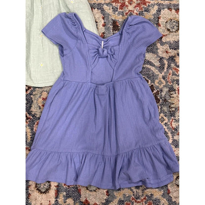 Old Navy Cat & Jack Dresses Girls 4T Purple Green Pink Floral Leopard2