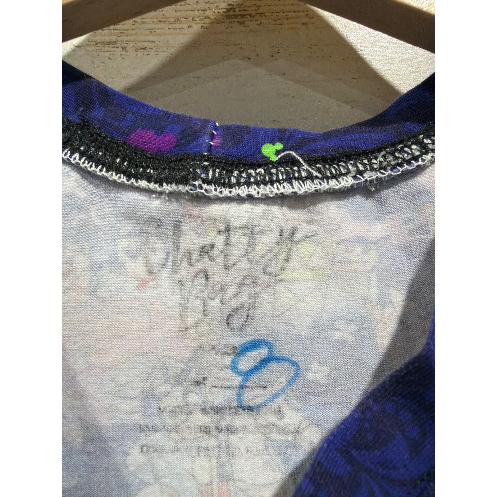 Bluey Tank Top Tunic Girls 8 Blue Theme Park Racerback Kidcore Small Shop EUC2