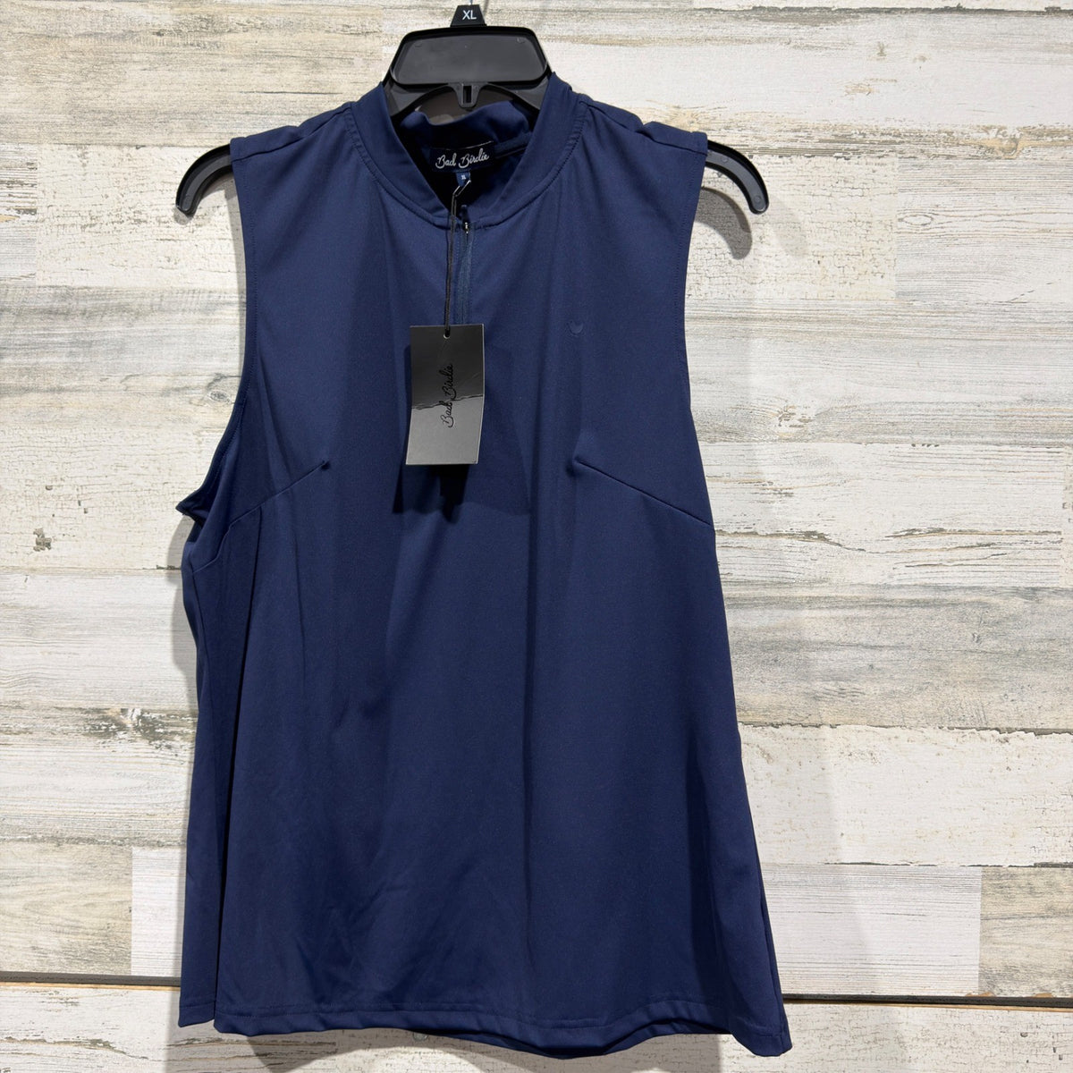 Bad Birdie Blade SL Polo Women XL Dark Navy Sleeveless Golfcore NWT0