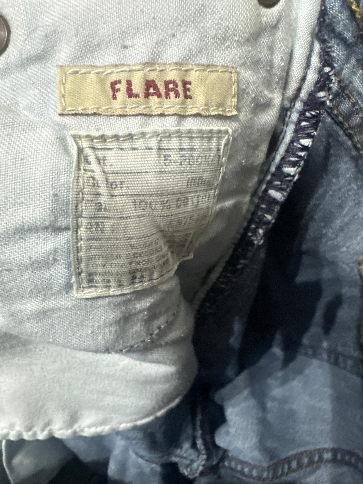 Abercrombie & Fitch Flare Jeans Women 8S Blue Vintage Y2K Made in USA4