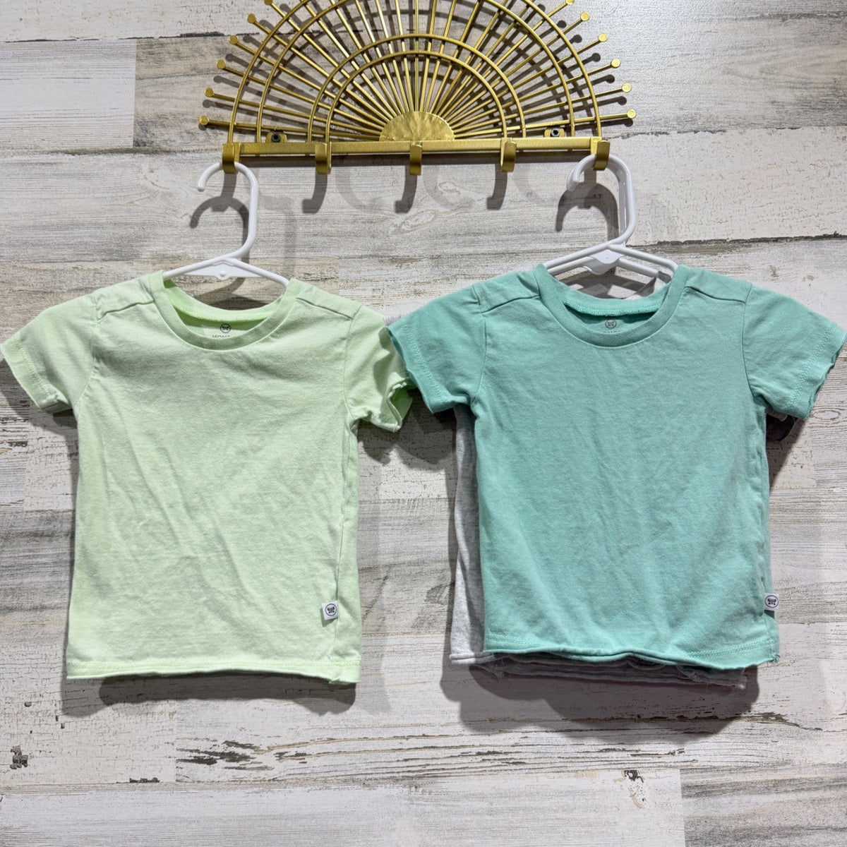 Honest Baby T-Shirt Bundle Boys 6-9m Multicolor Organic Cotton Basics5