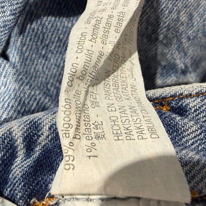 Zara Mom Jeans Women 8 Blue Distressed High Rise Tapered 90s EUC7