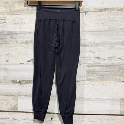 All in Motion Joggers Girls S 6/7 Black Everyday Soft High Rise Active EUC3