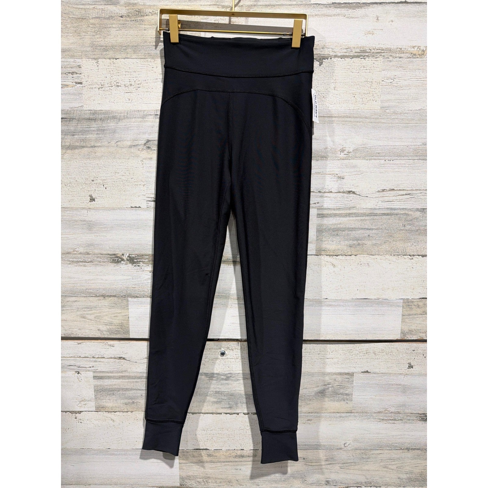 Old Navy Leggings Women Small Black High Waisted Activewear Athleisure NWT0
