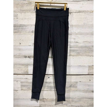 Old Navy Leggings Women Small Black High Waisted Activewear Athleisure NWT0