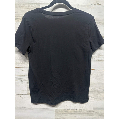 Victoria's Secret Graphic Tee Womens XS Black Gold Logo EUC3