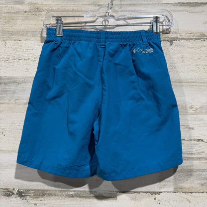 Columbia PFG Backcast Shorts Boys Size M Blue Nylon Outdoor Fishing EUC2