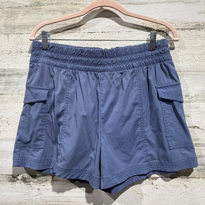 Yogalicious Trail Path Commuter Short Women L Blue Nylon Spandex Gorpcore0
