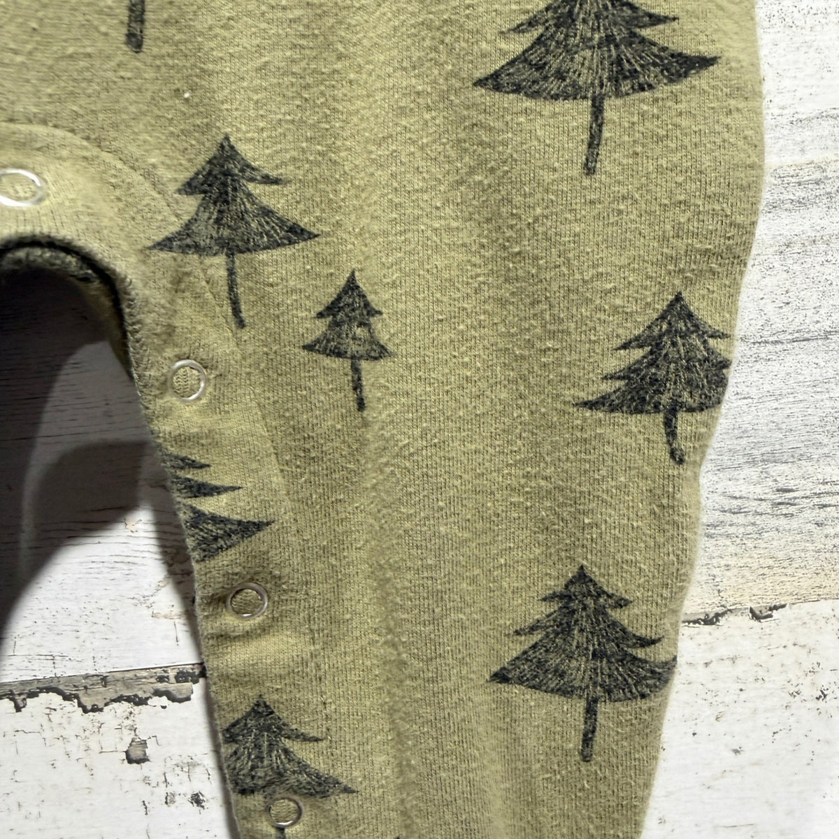 Cloud Island Footed Pajamas Sleep Play Boys 0-6M Multi Cotton Woodland Flawed*4