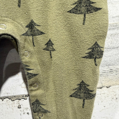 Cloud Island Footed Pajamas Sleep Play Boys 0-6M Multi Cotton Woodland Flawed*4