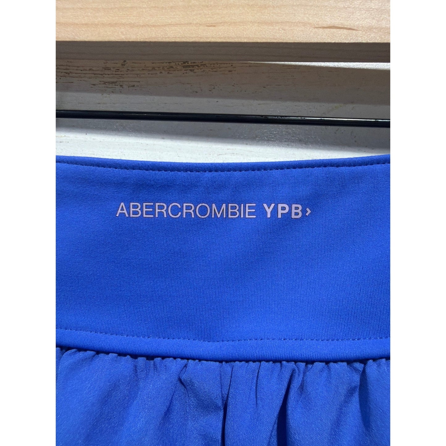Abercrombie Kids YPB Active Shorts Girls 11/12 Blue Crossover Athletic EUC3