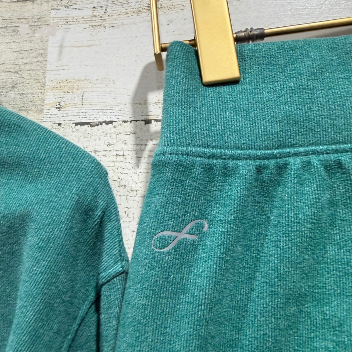 Freely Mock Neck Jogger Set Girls Size S Teal Green Recycled Athleisure7