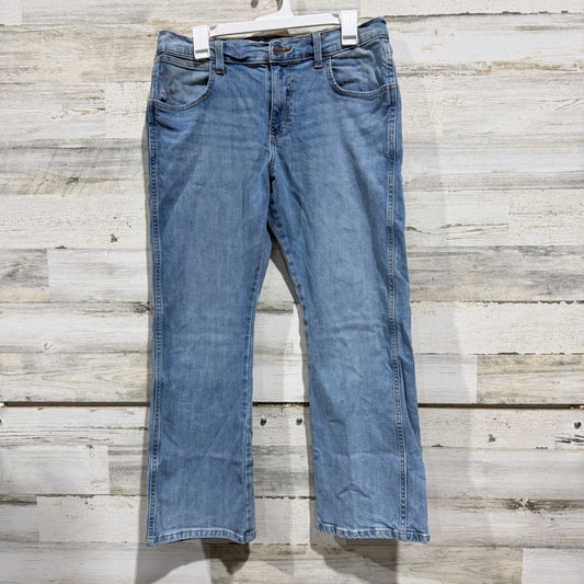 Wrangler Retro Slim Boot Jeans Men 32x30 Light Wash Cotton Blend Western0