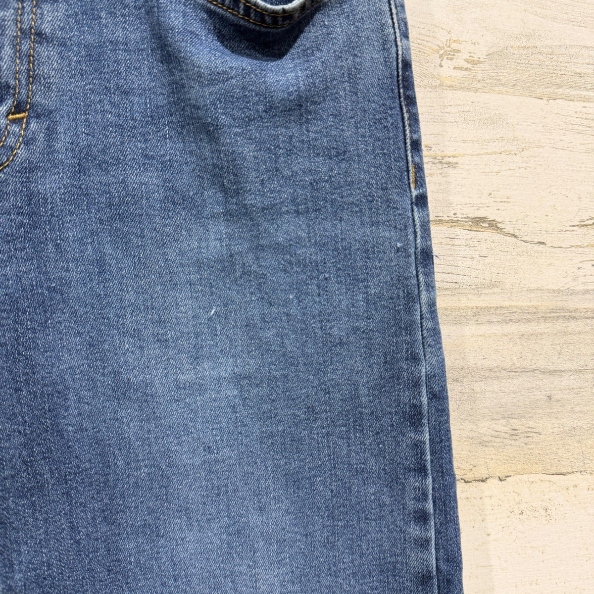 Wrangler Relaxed Boot Cut Jeans Men 30x30 Blue Denim Stretch Western Work GUC2