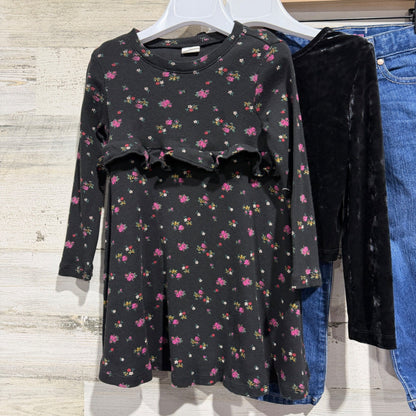 Gap Childrens Place Jessica Simpson Bundle Floral Velvet Denim Girls 4T Casual1