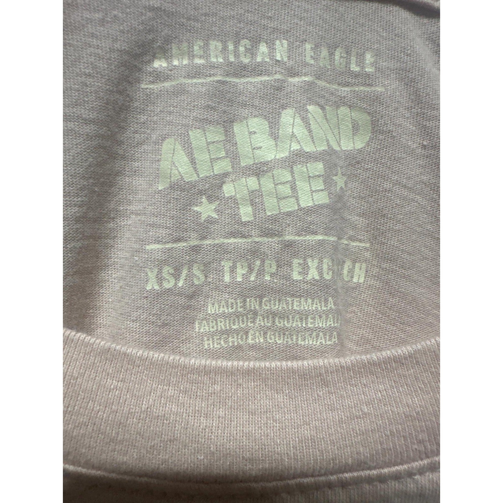 American Eagle Pink Floyd Graphic Tee Women XS Tan Pyramid Rock Band EUC2