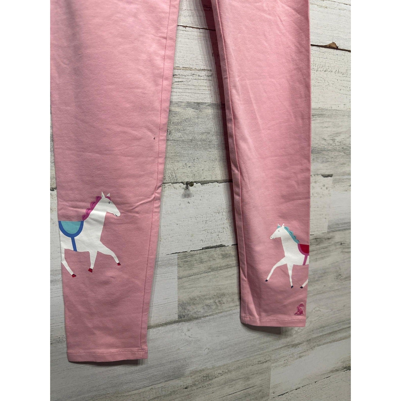 Joules Artwork Leggings Girls Size 10 Pink Unicorn Graphic Whimsical NWT2