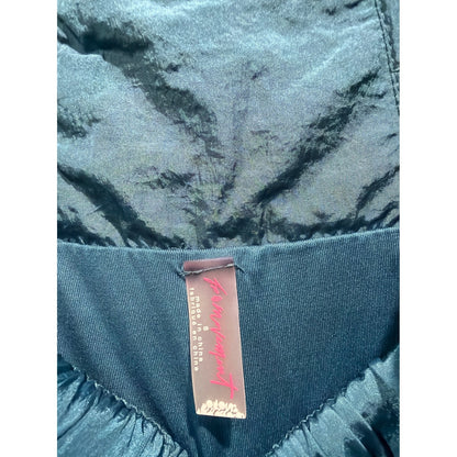 Free People Movement Skort Women's Small Teal Get Your Run On Smocked Skort EUC3