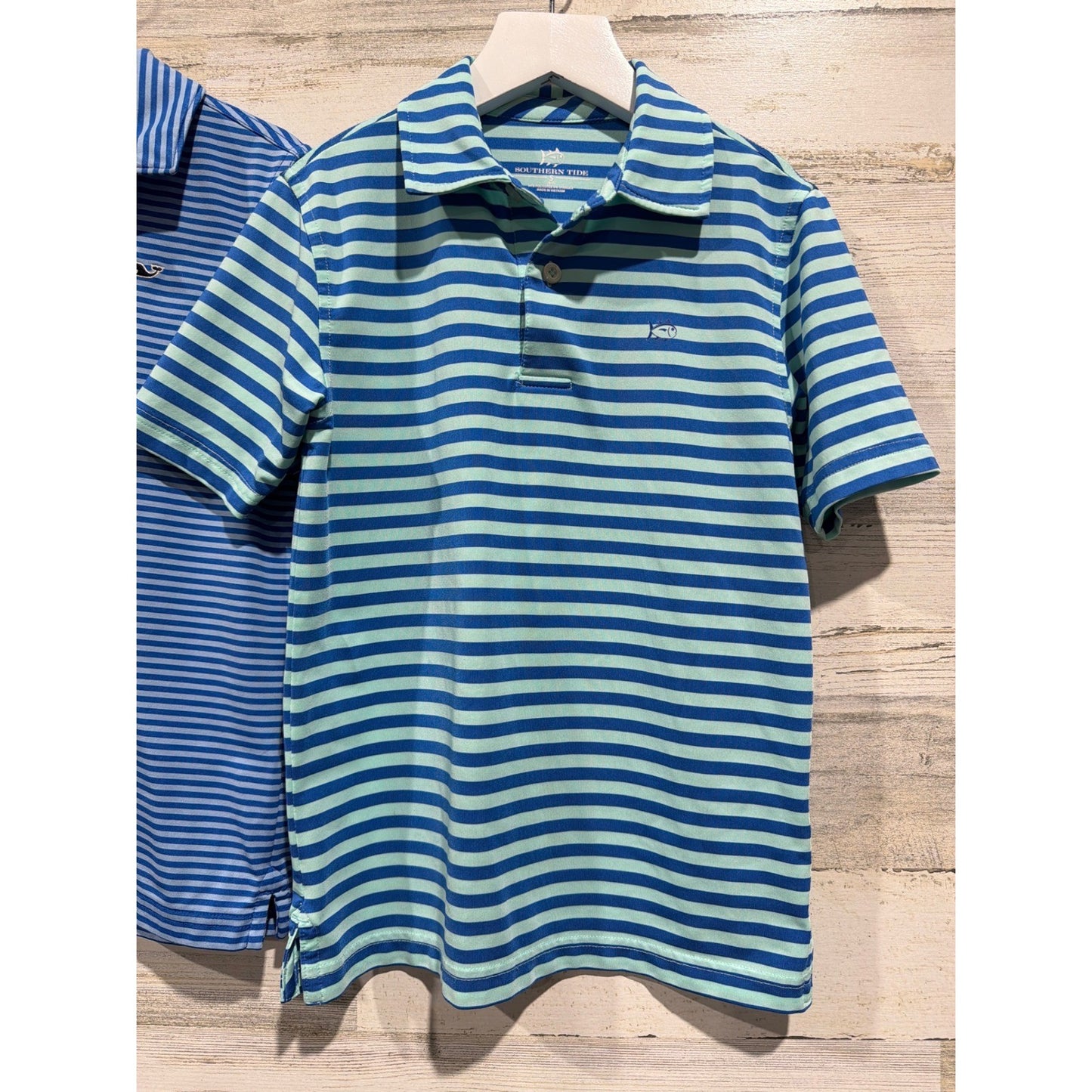 Vineyard Vines Southern Tide Performance Polo Bundle Boys 6 Striped Preppy EUC2