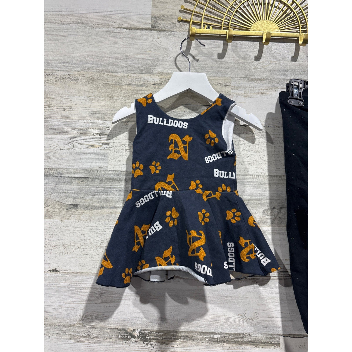 Nederland Bulldogs Clothing Bundle Girls 2T Yellow Black Gold Spirit Wear Lot6