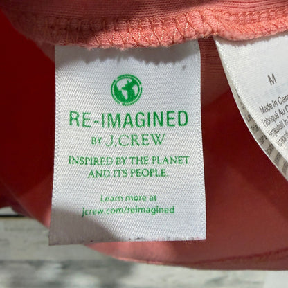 J.Crew Perfect Fit T-Shirt Women M Pink 100% Cotton Re-imagined Flawed*3