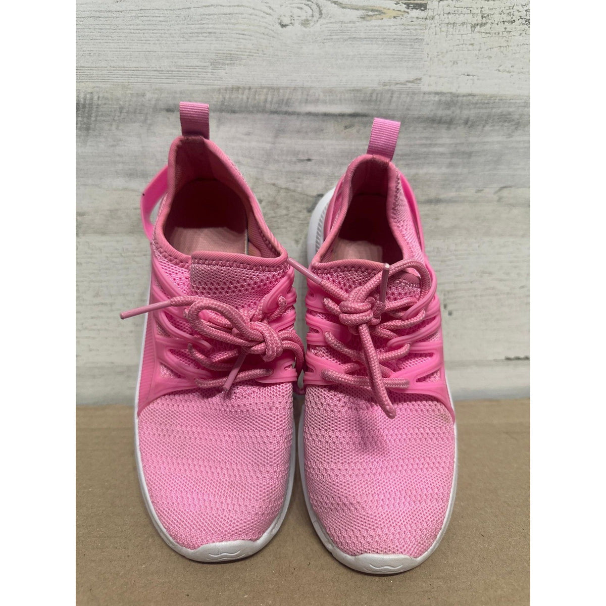 Adventure Wash n Wear Sneakers Girls Youth 3 Pink Mesh Athletic2