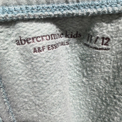 Abercrombie Kids A&F Essentials Joggers Girls 11/12 Green Cotton Blend Casual3