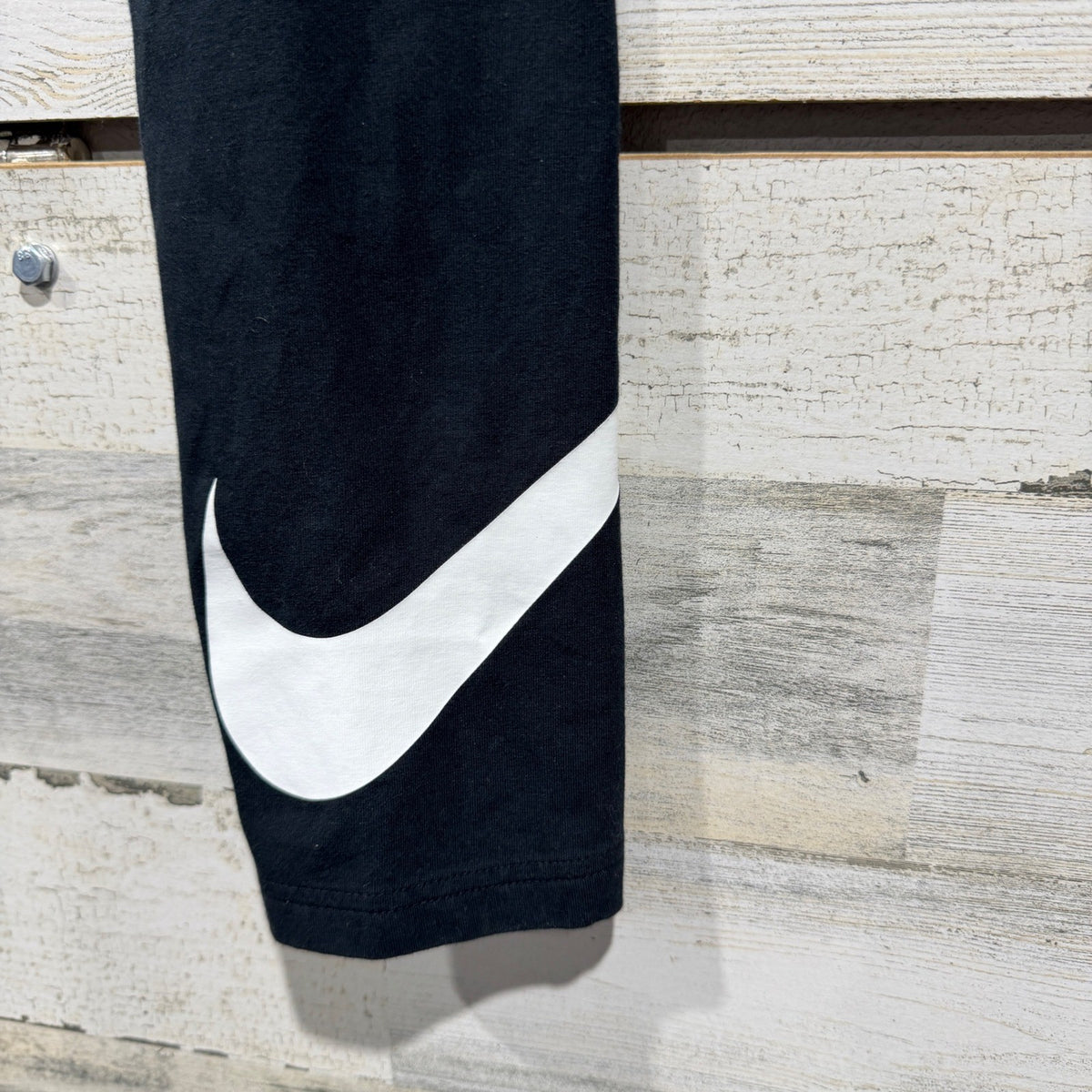 Nike Sportswear Favorites Leggings Girls XL Black Cotton Spandex Sporty EUC1