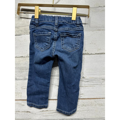 The Childrens Place Jeans Girls 12-18M Blue Straight Leg Denim EUC1
