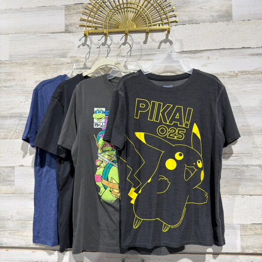 Old Navy Art Class TMNT Class Club Pikachu Tee Bundle Boys XL 14/16 EUC0