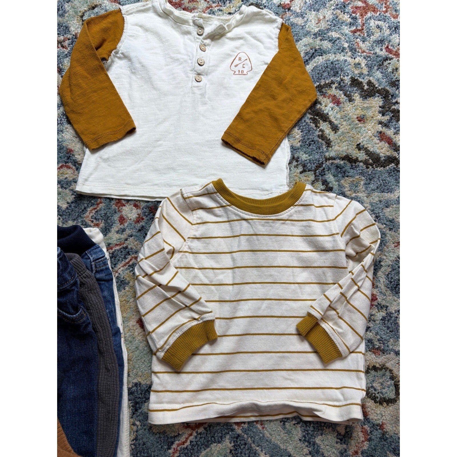 Rylee + Cru Zara Old Navy Boys 6-12M Multicolor 9pc Bundle Earthy Boho6