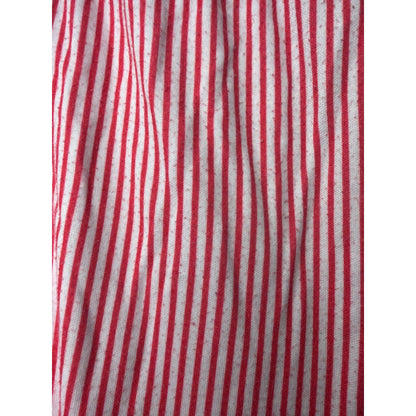 Beaufort Bonnet Company Pajama Set Boys 7 Red Stripe Preppy Sleepwear *Flawed4