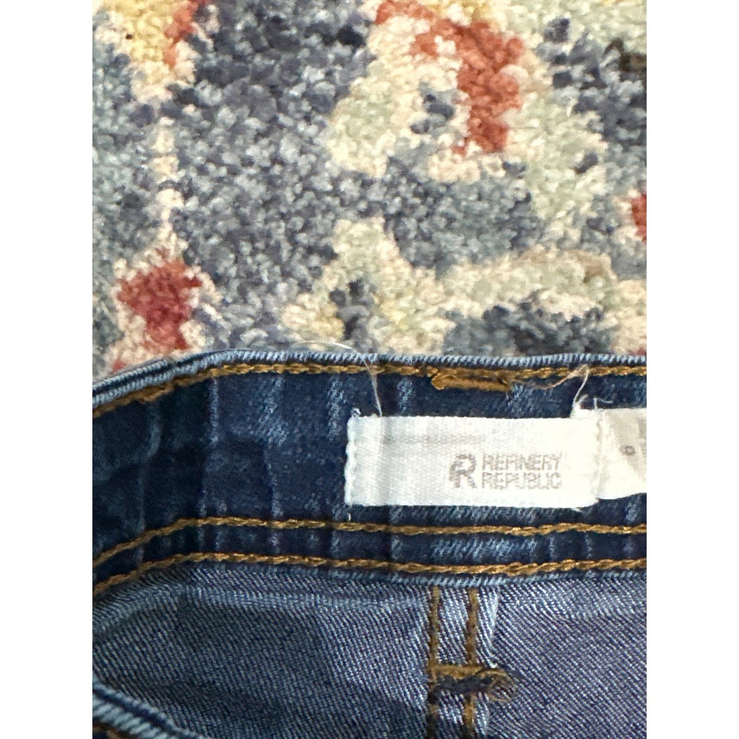 Refinery Republic Jeans Boys Size 6 Blue Adjustable Waist Straight Leg EUC1