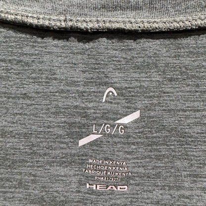 Head Long Sleeve Active Shirt Women L Green Thumbhole Athleisure *Flawed1