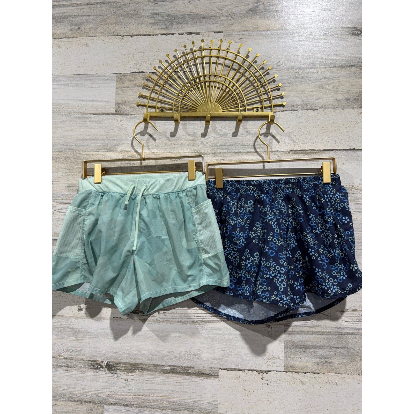 All In Motion Tek Gear Active Shorts Bundle Girls XL 14 Camo Floral EUC0