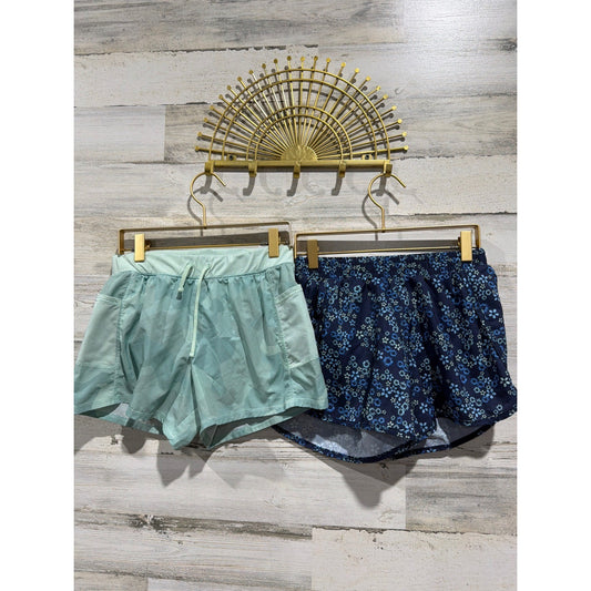 All In Motion Tek Gear Active Shorts Bundle Girls XL 14 Camo Floral EUC0