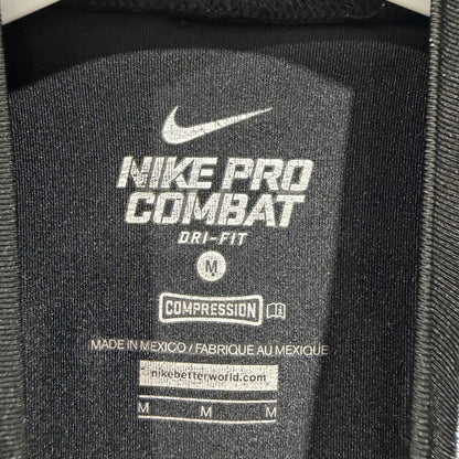 Nike Pro Combat Compression Shirt Boys Medium Black Sporty Active GUC*4