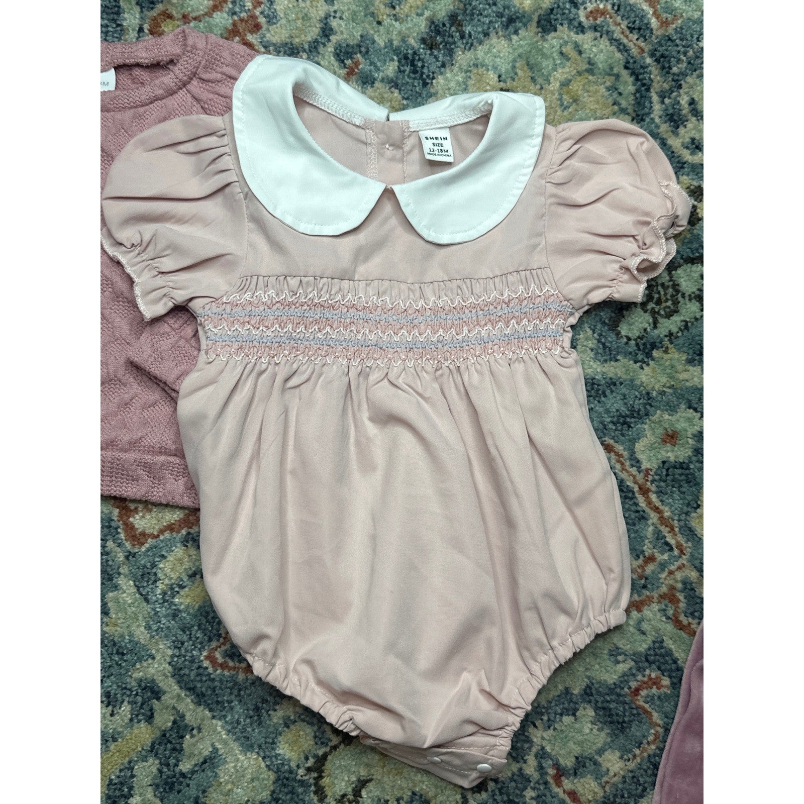 Bailey's Blossoms Shein Boutique Bundle Girls 12-18M Pink Mauve Fall3