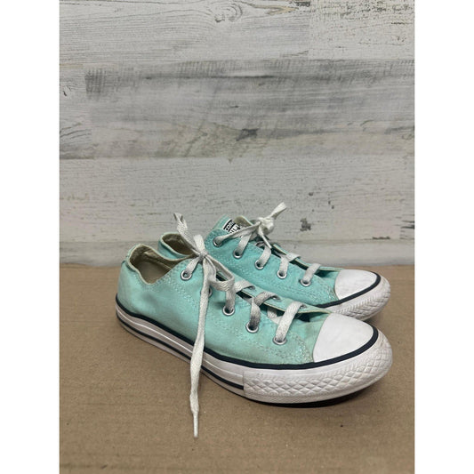 Converse Chuck Taylor All Star Kids Size 3 Mint Green Low Top Sneakers0