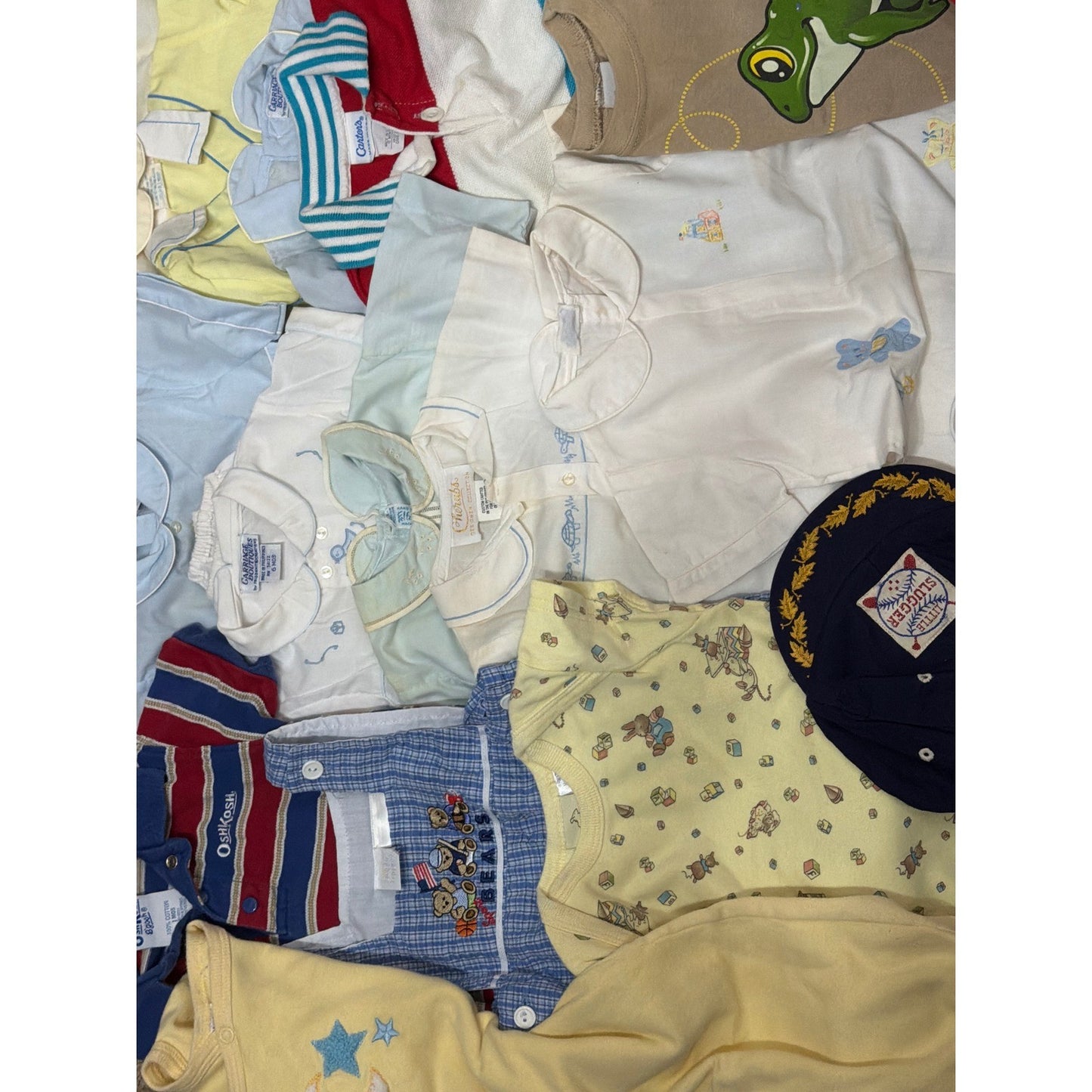 Vintage Baby Boy Bundle Carriage Boutique Feltman Bros Osh Kosh Smock 17pc0