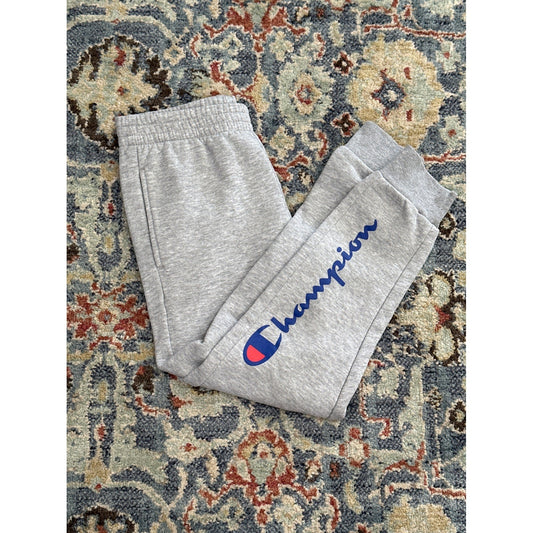 Champion Jogger Sweatpants Kids Size M 10/12 Gray EUC0