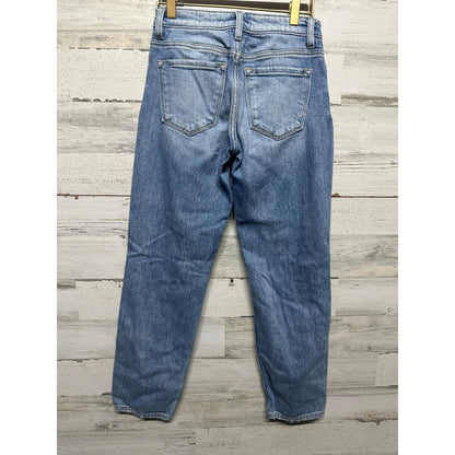 Kancan Relaxed Jeans Girls 23 Blue Distressed Mid Rise Signature VBK2029A EUC2