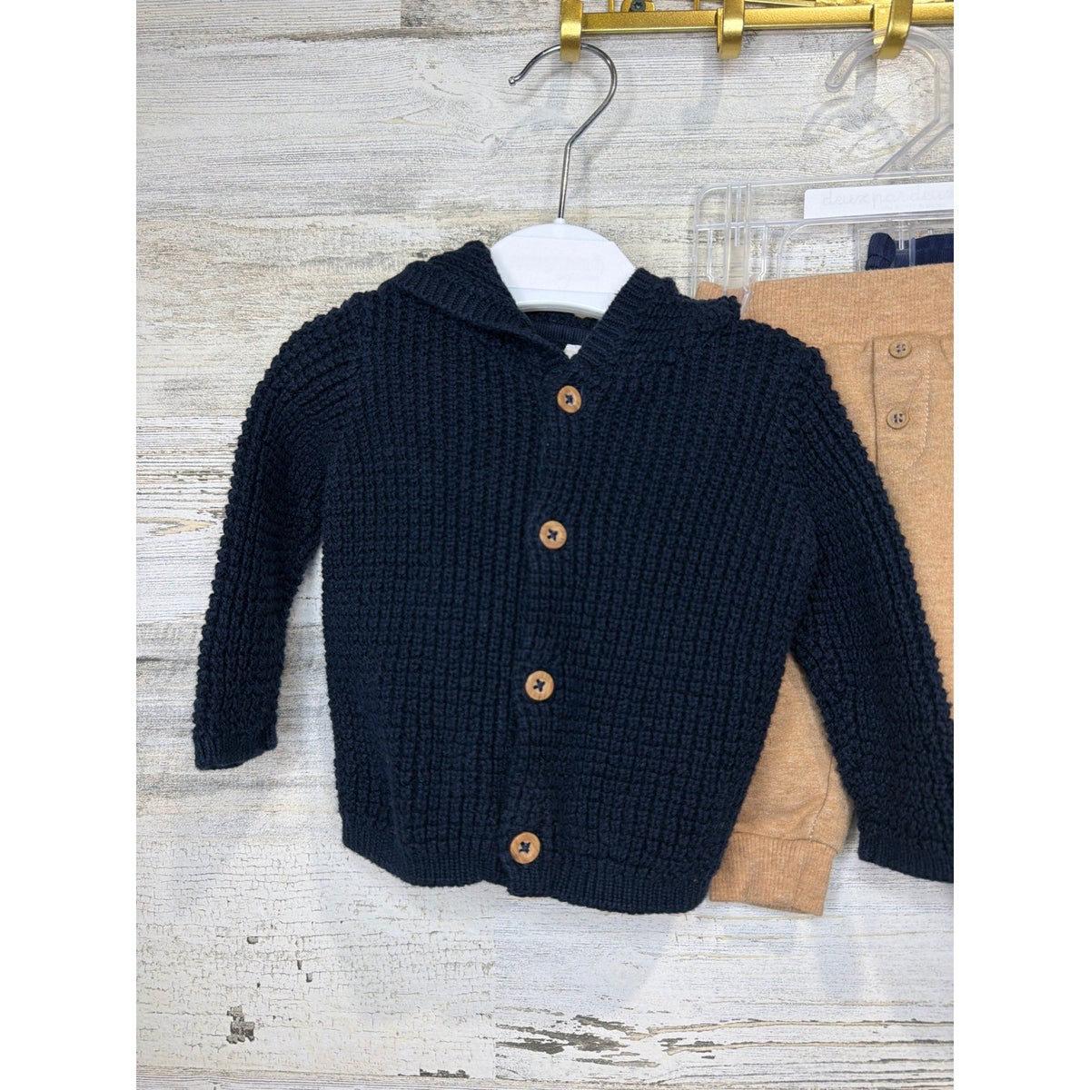 Tommy Bahama Carters Baby Boy 0-3M / 3M Knit Sweater Pants Bundle EUC2