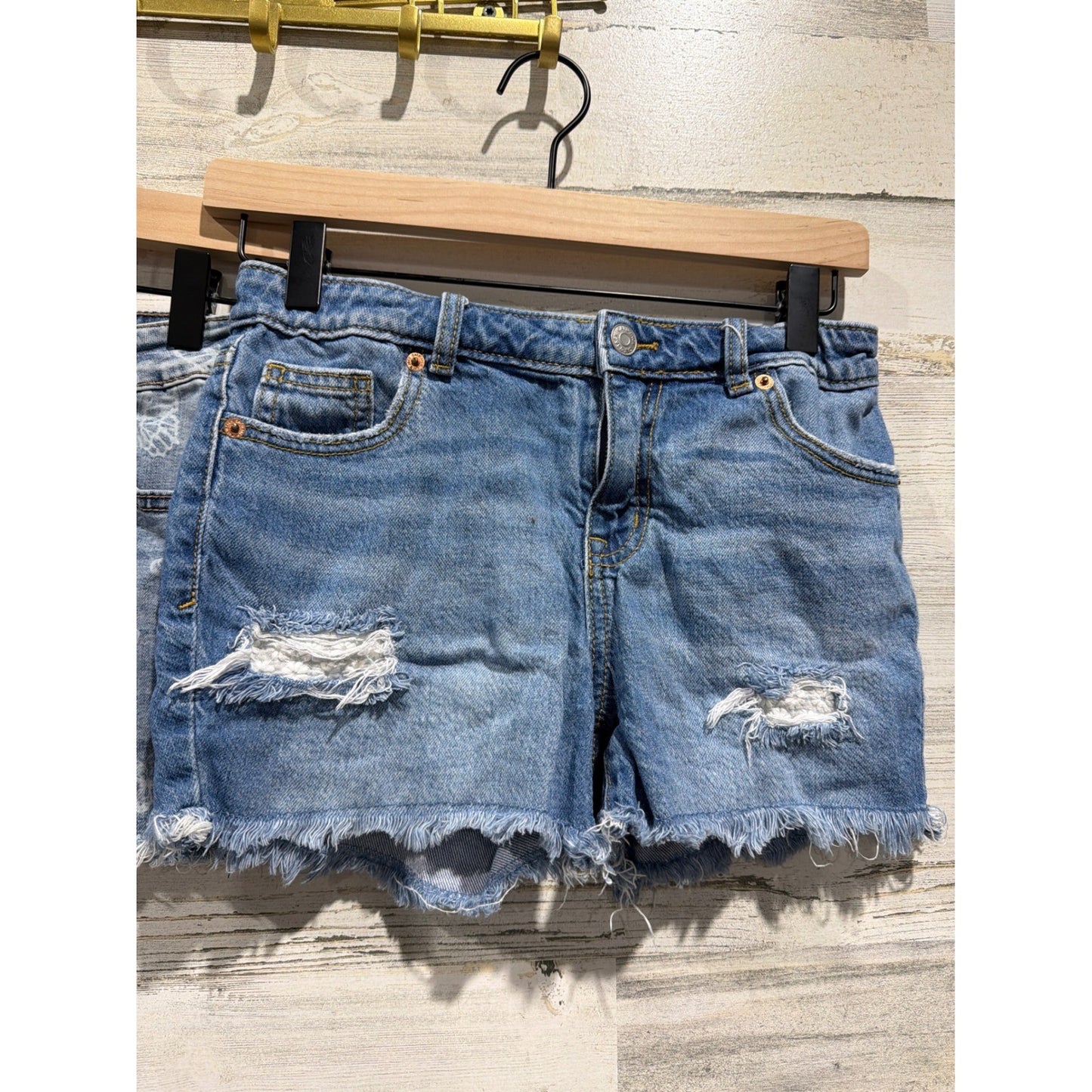Cat & Jack Justice Old Navy Girls 10/12 Summer Bundle Shorts Shirts EUC6